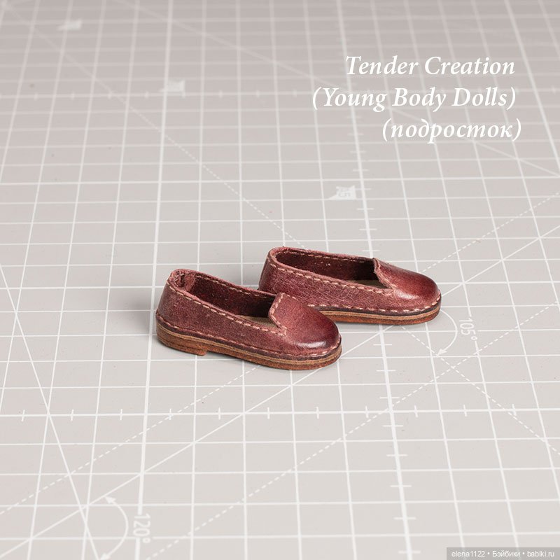Лоферы для Tender Creation (Young Body Dolls) (подросток)