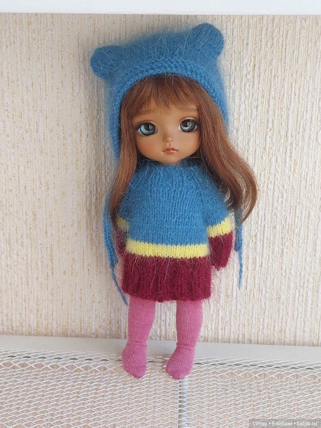 Комплект из пуха норки для Lati Yellow и кукол 16см (фото 2)