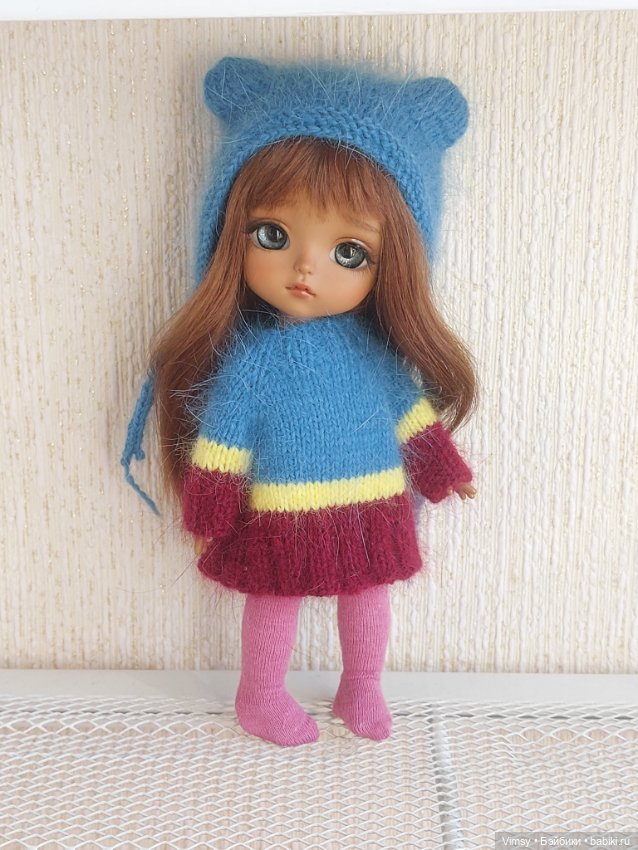 Комплект из пуха норки для Lati Yellow и кукол 16см (фото 3)