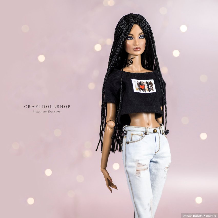 Парички на FR и Межевика (30см) имитация мелких-мелких косичек