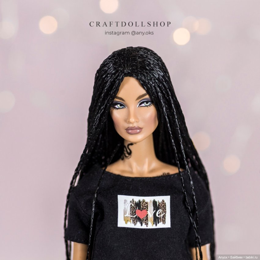 Парички на FR и Межевика (30см) имитация мелких-мелких косичек (фото 6)