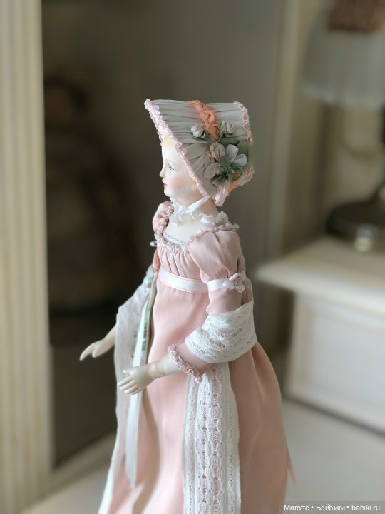 Кукла в антикварном стиле и конверт по старинному образцу (фото 2)