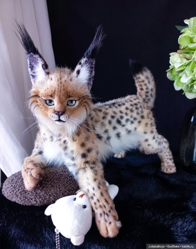 Мягкая игрушка рысь 🐆 — Авторские игрушки
