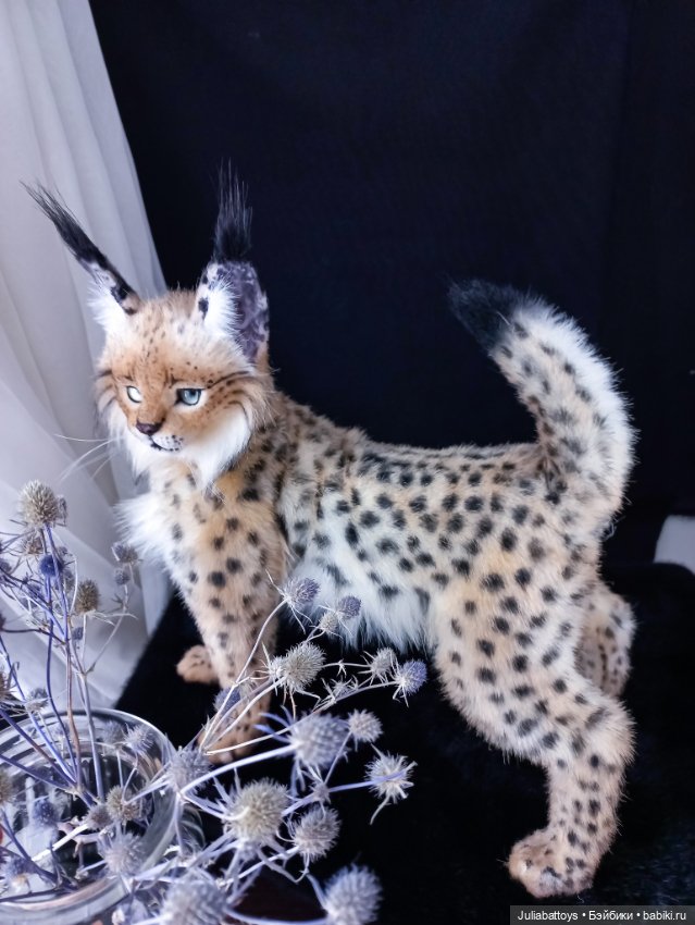 Мягкая игрушка рысь 🐆 — Авторские игрушки (фото 6)