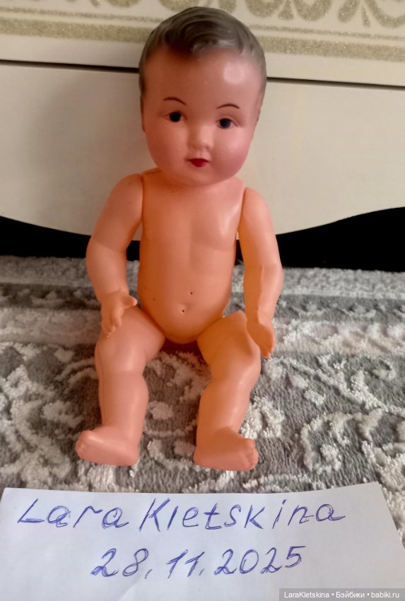 Пупс из целлулоида. Франция (фото 8)