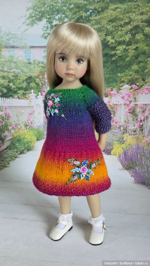 Платье для любимых кукол — Одежда для кукол (фото 4)