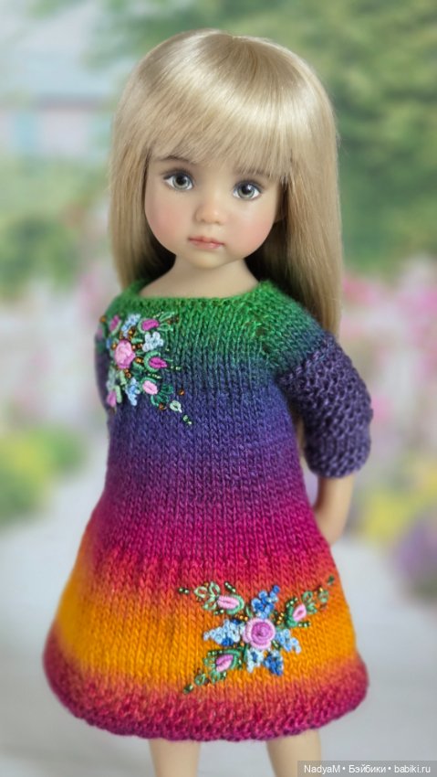 Платье для любимых кукол — Одежда для кукол (фото 6)