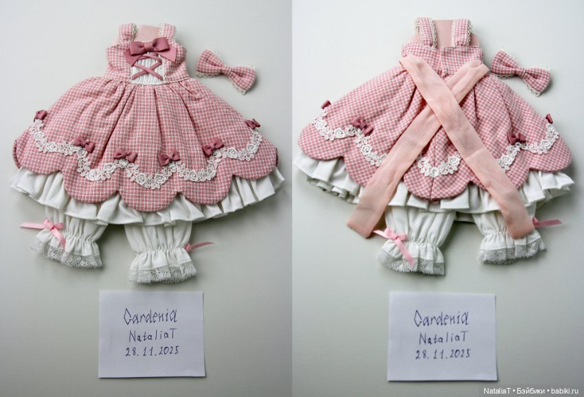 Продам комплекты одежды для 1/4 бжд девочек (фото 4)