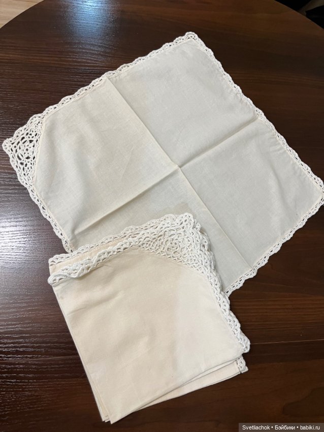 Комплекты винтажных салфеток для шитья винтажным куклам (фото 2)