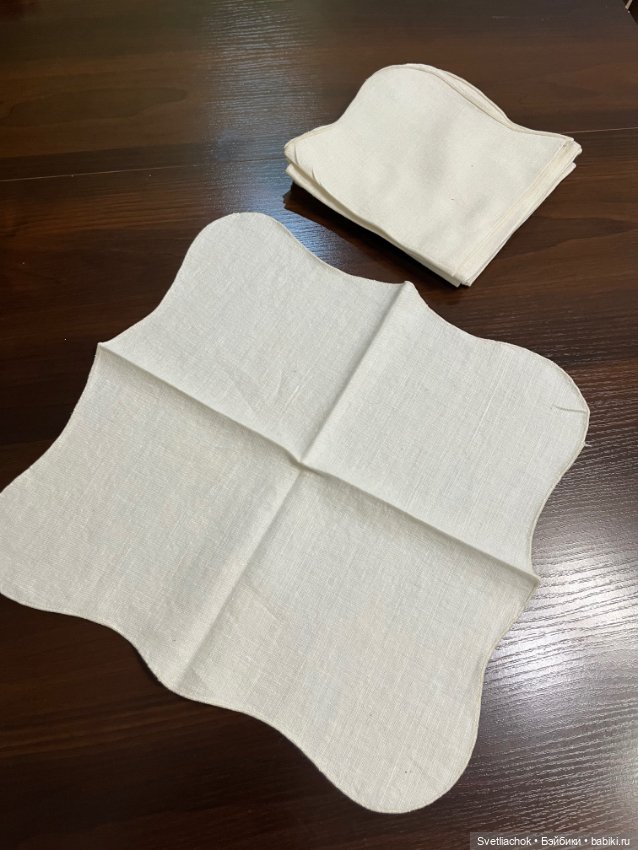 Комплекты винтажных салфеток для шитья винтажным куклам (фото 3)