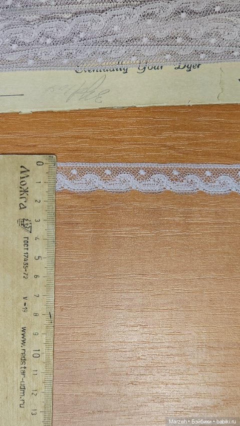 Антикварное кружево, для шитья нарядов антикварных и авторских кукол