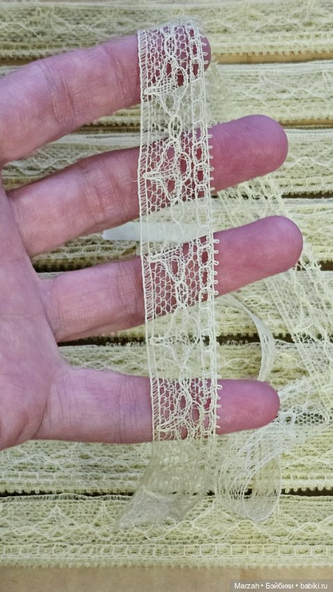 Антикварное кружево, для шитья нарядов антикварных и авторских кукол (фото 3)
