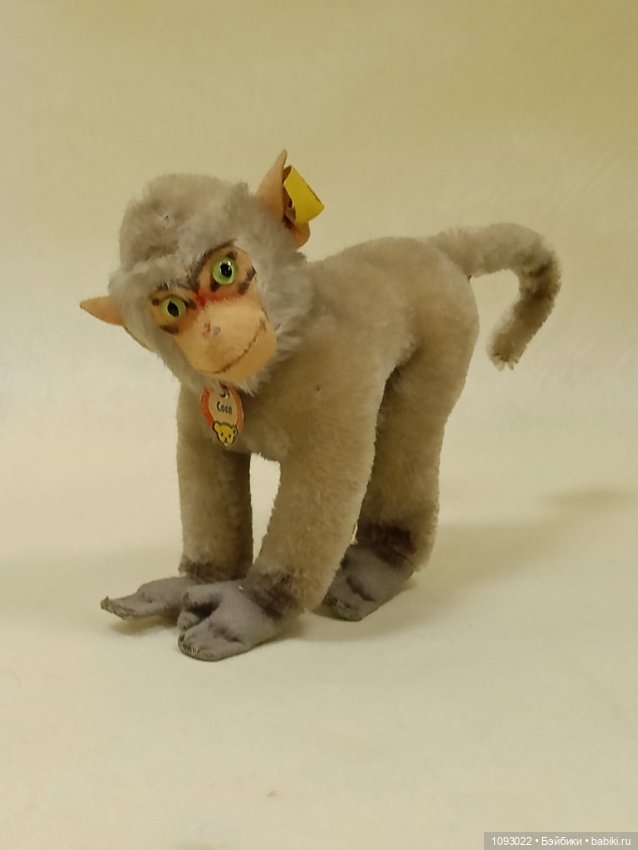 Обезьянка "Coco" Steiff — Винтажные куклы и игрушки детства (фото 4)