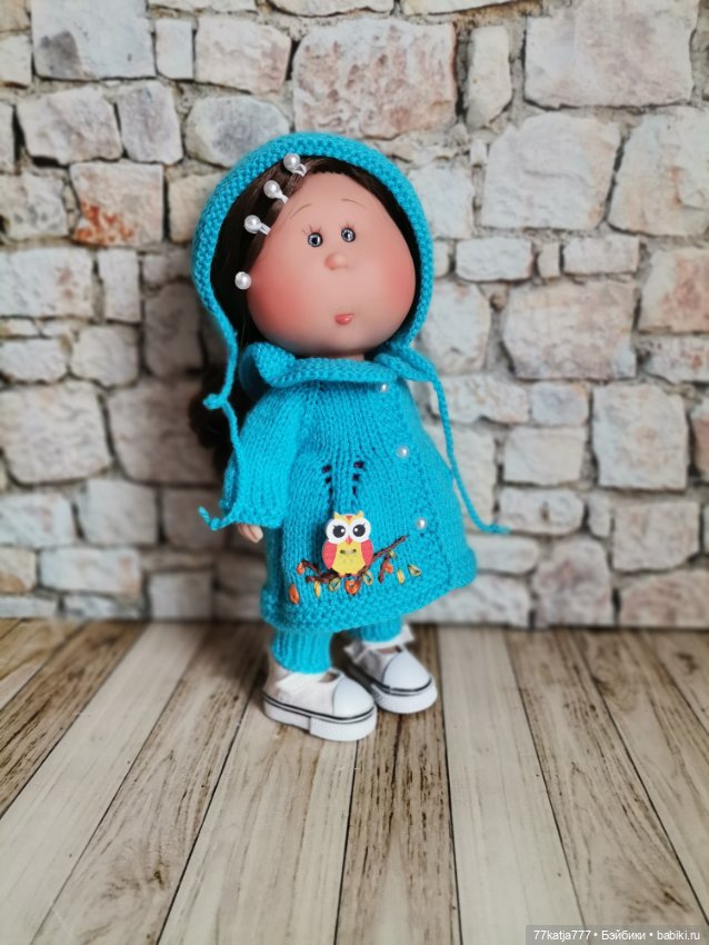 Много вязаной одежды для Мии 23см