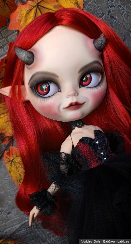 Блайз демонесса — ООАК (кастом куклы)