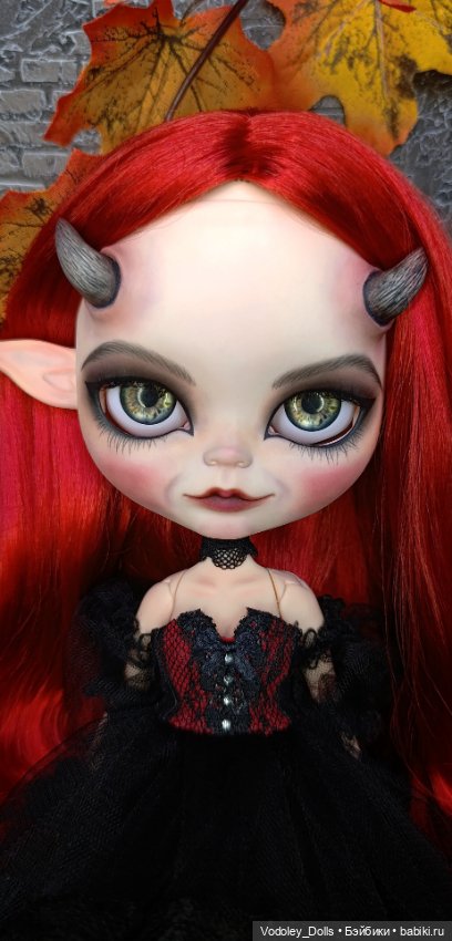 Блайз демонесса — ООАК (кастом куклы) (фото 3)
