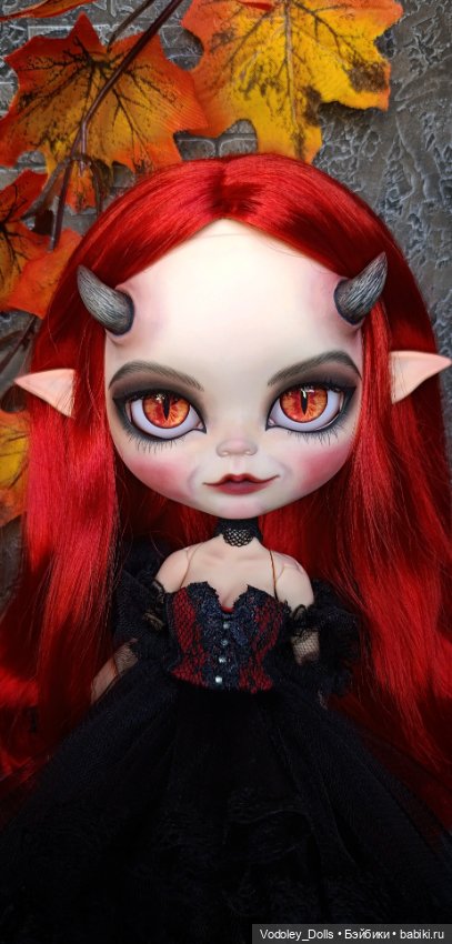 Блайз демонесса — ООАК (кастом куклы) (фото 6)