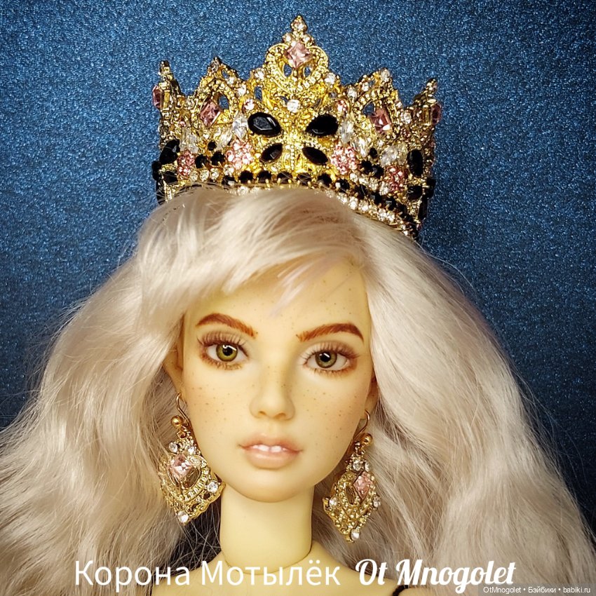 Корона Мотылёк на парик Голливуд OtMnogolet