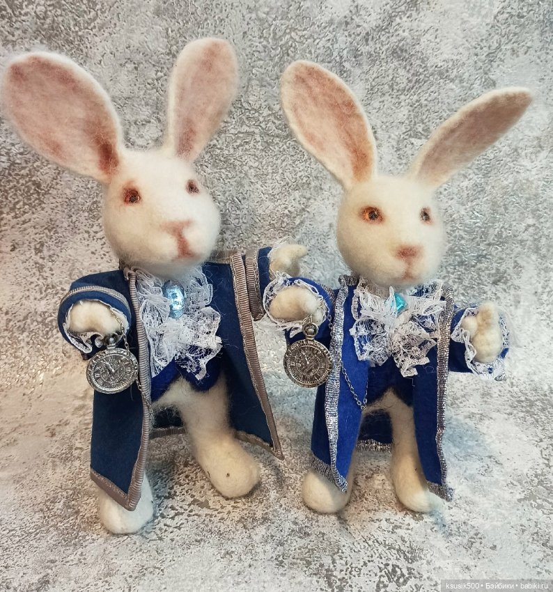 Белый Кролик — Авторские игрушки (фото 2)