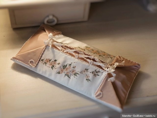 Кукла в антикварном стиле и конверт по старинному образцу (фото 3)