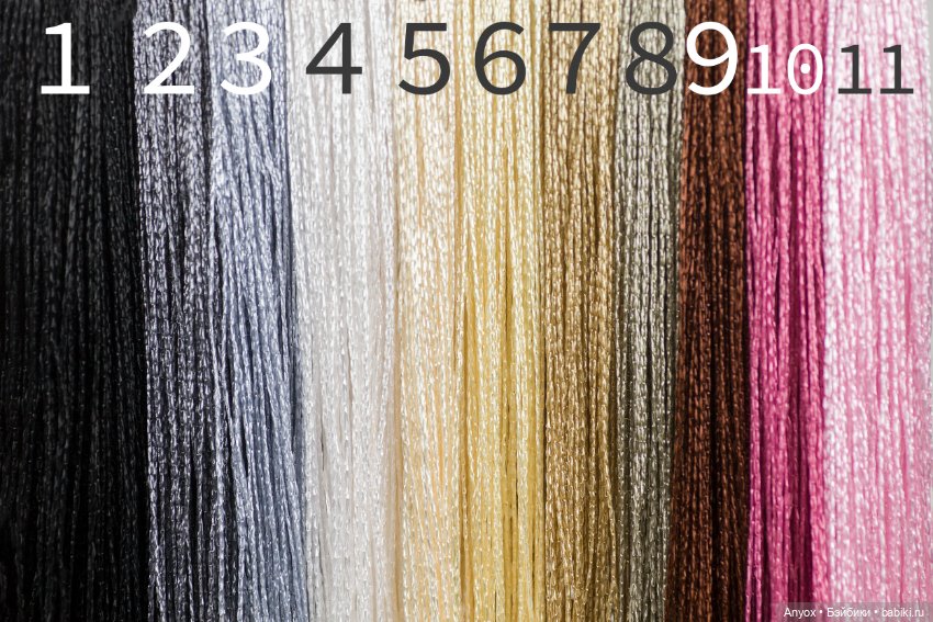 Парички на FR и Межевика (30см) имитация мелких-мелких косичек