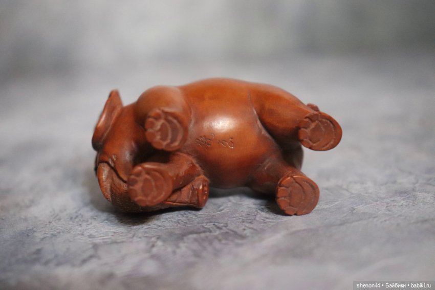 Нэцкэ "Слон". Винтаж, более 50 лет (фото 5)