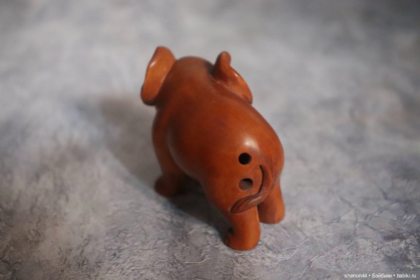 Нэцкэ "Слон". Винтаж, более 50 лет (фото 4)