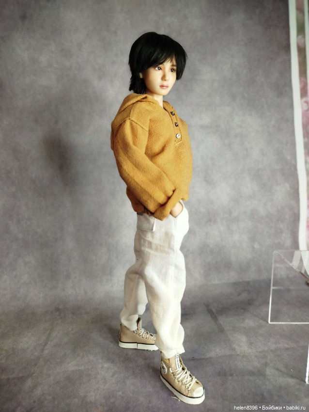 Продам мальчика корейца 33 см, голова миними Техён с подвижным телом в комплекте (фото 8)