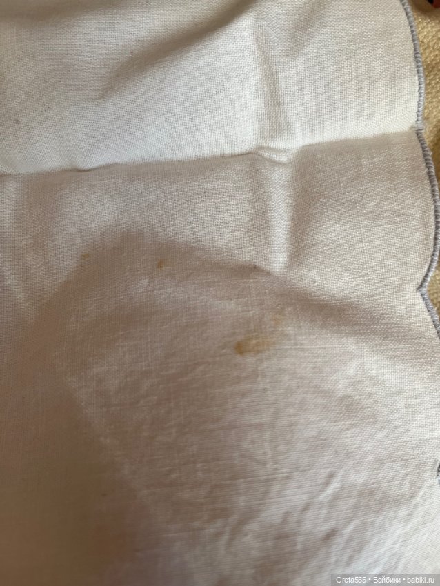 Антикварная сумочка из шелка и платочек с ручной вышивкой (фото 10)