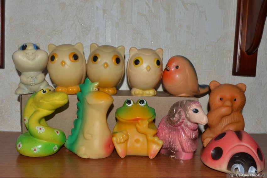 Винтажные советские резиновые игрушки,разные,много
