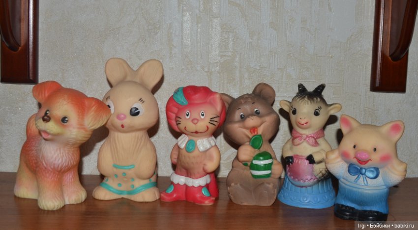Винтажные советские резиновые игрушки,разные,много