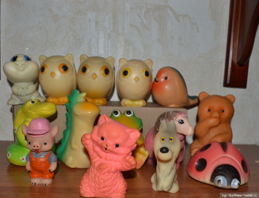 Винтажные советские резиновые игрушки,разные,много