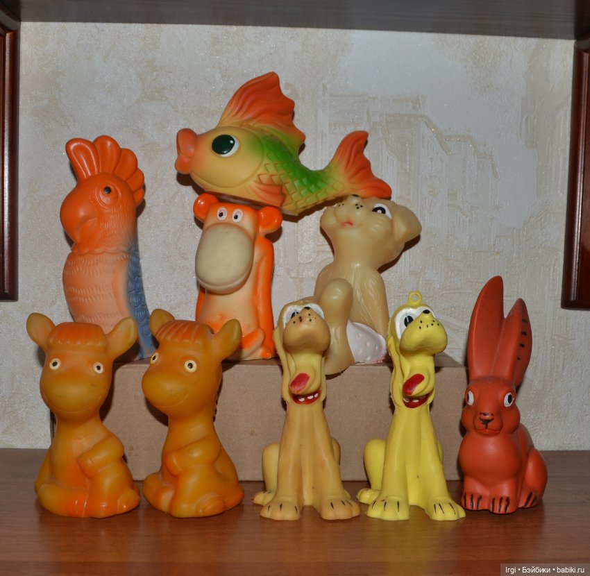 Винтажные советские резиновые игрушки,разные,много (фото 10)