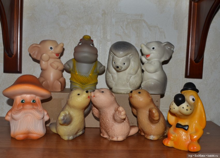 Винтажные советские резиновые игрушки,разные,много (фото 2)