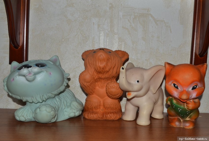 Винтажные советские резиновые игрушки,разные,много (фото 9)