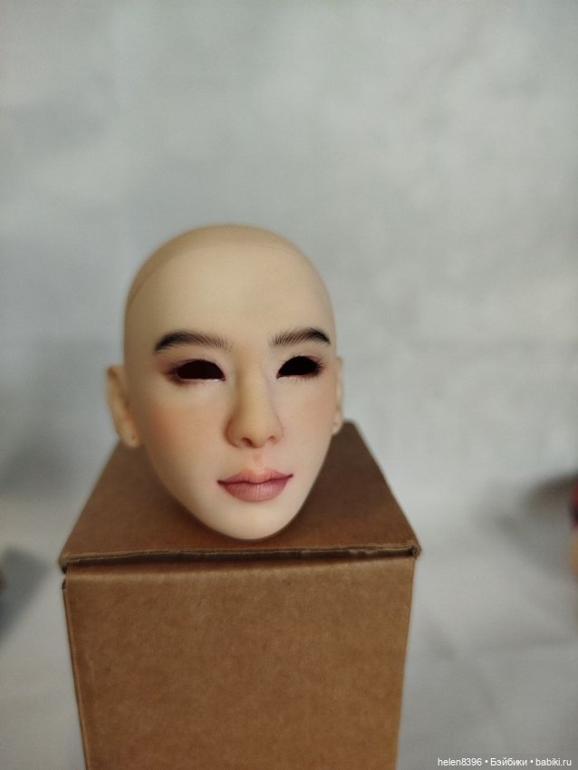Голова красивого корейца с мейком, МСД, материал ПУ литье (фото 2)