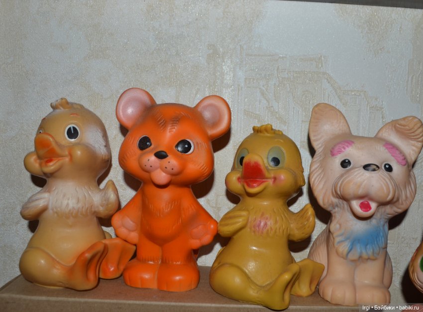 Винтажные советские резиновые игрушки,разные,много (фото 4)
