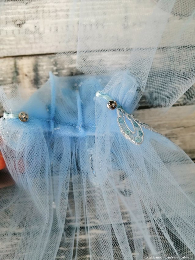 Пышное новогоднее платье — Одежда для кукол (фото 6)
