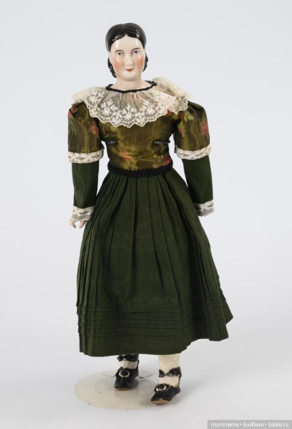 Антикварная кукла China Head Стиль Biedermeier рост 42 см (фото 2)