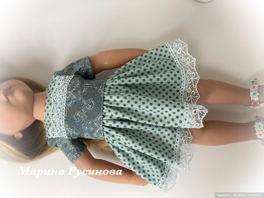 Платье для куклы Готц — Одежда для кукол (фото 8)
