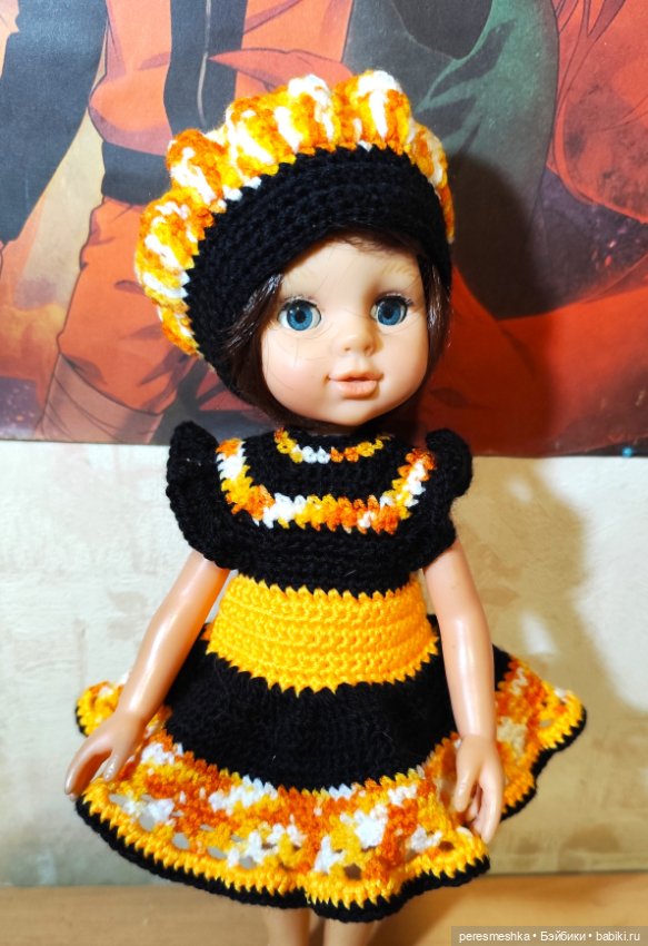 10 нарядов пакетом для кукол 32 см (Паола Рейна, А.Хуан, Бержуан и аналогов) (фото 8)