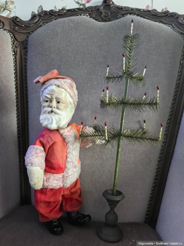 Антикварный Санта-Клаус — Антикварные куклы (фото 5)