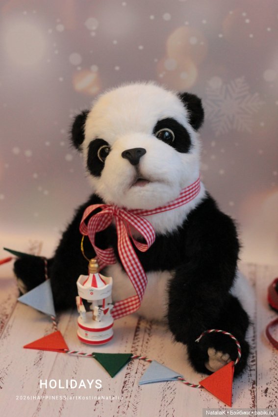 Панда малыш — Авторские игрушки (фото 7)