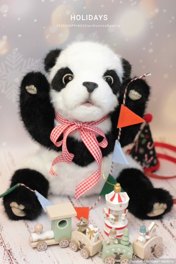 Панда малыш — Авторские игрушки (фото 3)