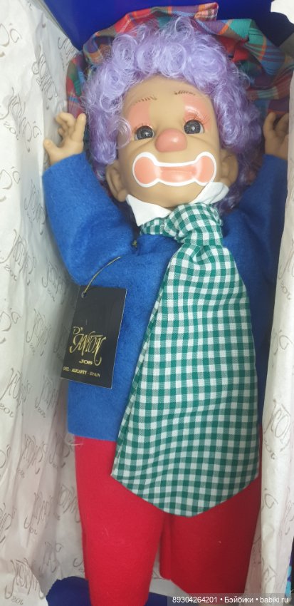 Клоун 🤡 D'Anton jos — Винтажные куклы и игрушки детства (фото 2)