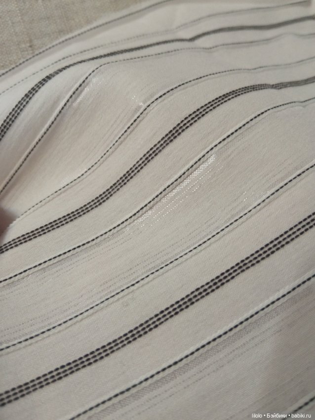 Отрез сорочечной ткани стрейч для кукольного рукоделия (фото 3)