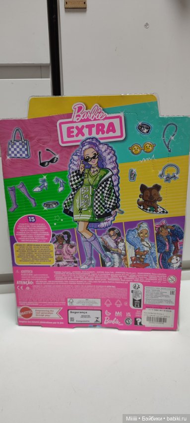 Барби Barbie Extra с лавандовыми волосами (фото 5)