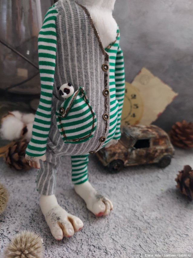 Зайка — Авторские игрушки (фото 8)