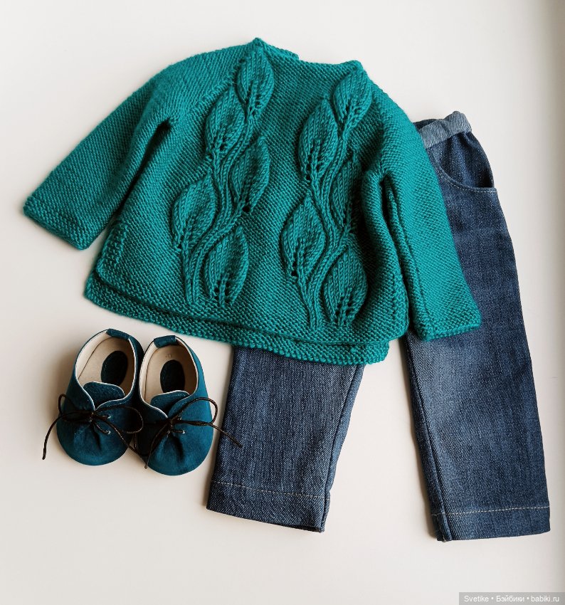 Комплект одежды с обувью "Изумрудно- лазурный" (фото 8)