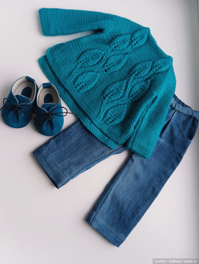 Комплект одежды с обувью "Изумрудно- лазурный" (фото 7)